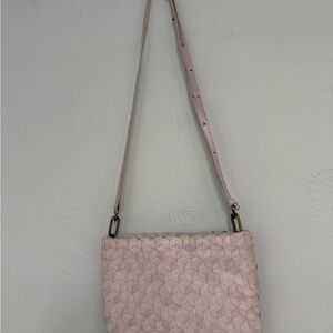 Madewell Cream Woven Shoulder Bag